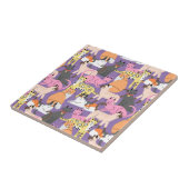 Niedliche Katzen Keramik Fliese (Seite)