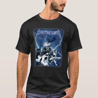 Niedliche Katzen Kunst Meowtallica Vaporware Tiere T-Shirt