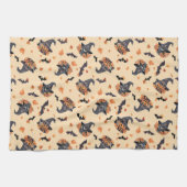 Niedliche Katzen - Kürbis Geschirrtuch (Horizontal)