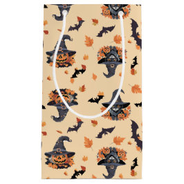 Niedliche Katzen - Kürbis Kleine Geschenktüte