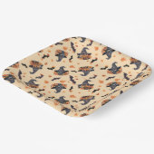 Niedliche Katzen - Kürbis Pappteller (Gewinkelt)