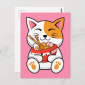 Niedliche Katzen Loodles Postkarte (Vorne/Hinten)