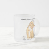 niedliche Katzen Mattglastasse (VorderseiteRechts)