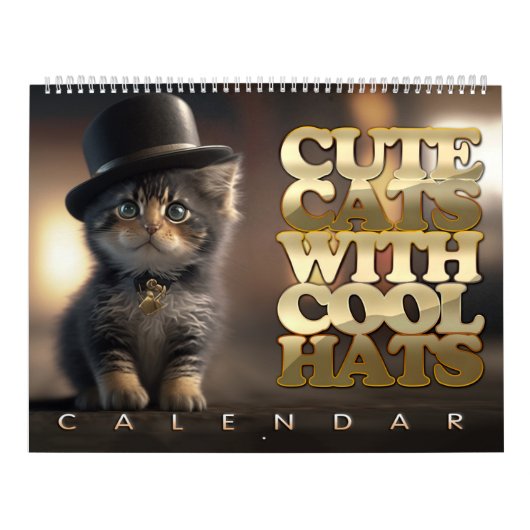 Niedliche Katzen mit Coolem Heftzyklus Kalender (Titelbild)