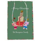 niedliche Katzen mit dem heutigen moslemischen Wei Mittlere Geschenktüte (Vorderseite)