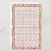 Niedliche Katzen mit liebevollem Herzen Briefpapier (Vorne/Hinten)