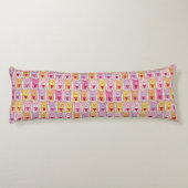 Niedliche Katzen mit liebevollen Herzen Seitenschläferkissen (Rückseite)