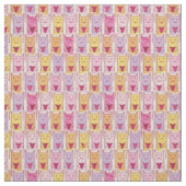 Niedliche Katzen mit liebevollen Herzen Stoff (Muster)