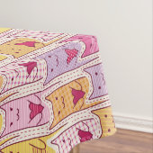 Niedliche Katzen mit liebevollen Herzen Tischdecke (Beispiel)