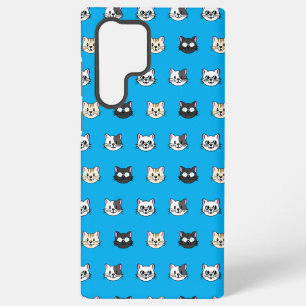 Niedliche Katzen mit Readingbrille und Sonnenbrill Samsung Galaxy Hülle