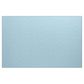 Niedliche Katzen Muster auf blau Stoff (Yard (91,4 cm))