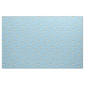 Niedliche Katzen Muster auf blau Stoff (Fat Quarter (45,7 x 55,9 cm))