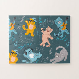 Niedliche Katzen Muster Kids Puzzle