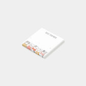 Niedliche Katzen nach der Anwendung Hinweise Post-it Klebezettel (angewinkelt)