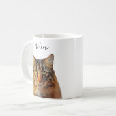 Niedliche Katzen- oder Hundenvorlage für benutzerd Kaffeetasse (Vorderseite Links)