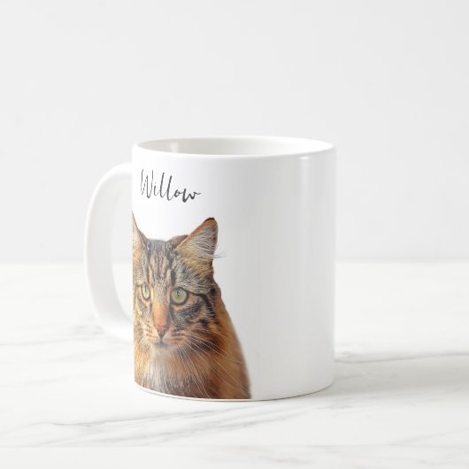 Niedliche Katzen- oder Hundenvorlage für benutzerd Kaffeetasse (Vorderseite Links)