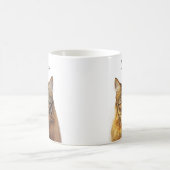 Niedliche Katzen- oder Hundenvorlage für benutzerd Kaffeetasse (Mittel)