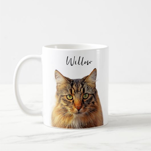 Niedliche Katzen- oder Hundenvorlage für benutzerd Kaffeetasse (Links)