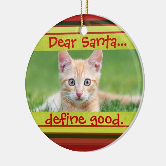 Niedliche Katzen-oder Keramik Ornament (Links)