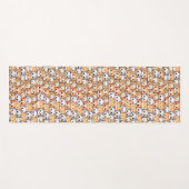 Niedliche Katzen Orangenkätzchen Yogamatte (Vorderseite (Horizontal))