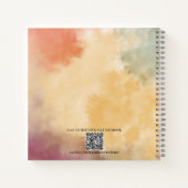 Niedliche Katzen & Planeten, Fun Animal, Wasserfar Notizblock (Rückseite)