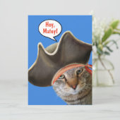 Niedliche Katzen reden wie ein Piratentag (Stehend Vorderseite)