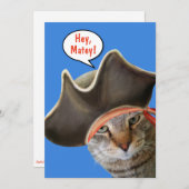 Niedliche Katzen reden wie ein Piratentag (Vorne/Hinten)