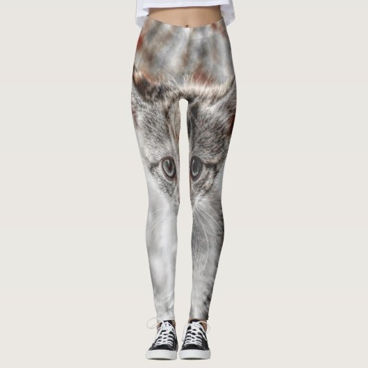 Niedliche Katzen-Sammlung 11 Leggings (Vorderseite)