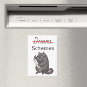 Niedliche Katzen-Schemas Funny Cat Magnet (In Situ (Geschirrspüler))