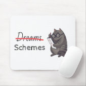 Niedliche Katzen-Schemas Funny Cat Mousepad (Mit Mouse)