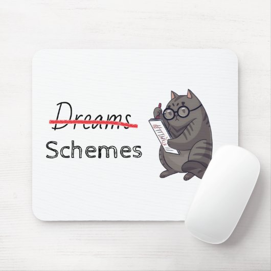 Niedliche Katzen-Schemas Funny Cat Mousepad (Mit Mouse)