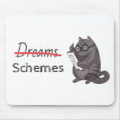 Niedliche Katzen-Schemas Funny Cat Mousepad (Vorne)