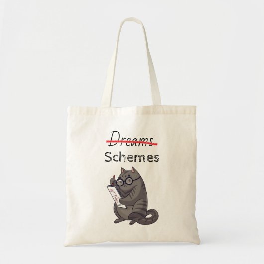 Niedliche Katzen-Schemas Funny Cat Tragetasche (Vorne)
