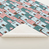 Niedliche Katzen Sherpa Blanket Sherpadecke (3/4)