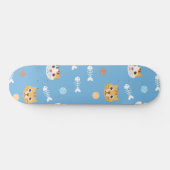 Niedliche Katzen Skateboard (Horizontal)