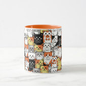 Niedliche Katzen Tasse (Zentrum)
