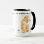 niedliche Katzen Tasse (VorderseiteRechts)