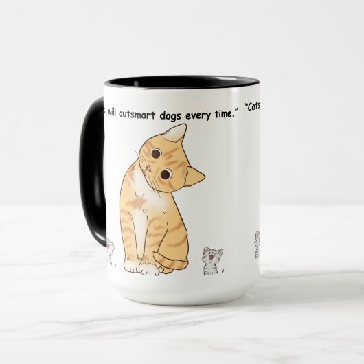 niedliche Katzen Tasse (Vorderseite Links)