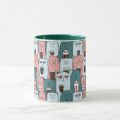 Niedliche Katzen Tasse (Zentrum)