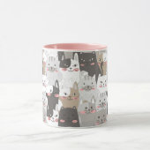 Niedliche Katzen Tasse (Zentrum)