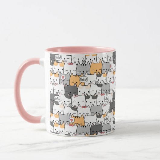 Niedliche Katzen Tasse (Links)