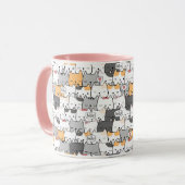 Niedliche Katzen Tasse (Vorderseite Links)