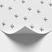 Niedliche Katzen-Tasse Geschenkpapier (Ecke)