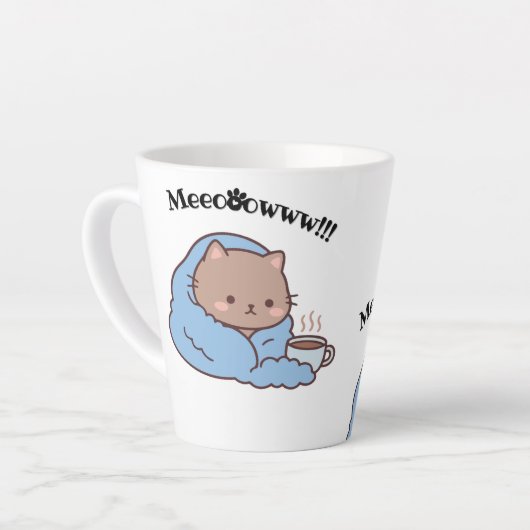 Niedliche Katzen-Tasse Milchtasse (Linke Ecke)