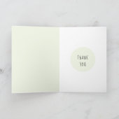 Niedliche Katzen Tierarzt Dankeschön Karte (Innenseite)