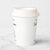 Niedliche Katzen Twins Baby Duschgeschlecht neutra Pappbecher (Rechts)