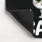 Niedliche Katzen Übererwachsene oder Kinder Jungen Mousepad (Ecke)