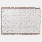 Niedliche Katzen- und Fischknochen Decke (Vorderseite)