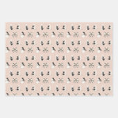 Niedliche Katzen und GeisterHalloween Geschenkpapier Set (Vorderseite 2)