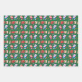 Niedliche Katzen und Geschenke Weihnachten Geschenkpapier Set (Vorderseite 3)